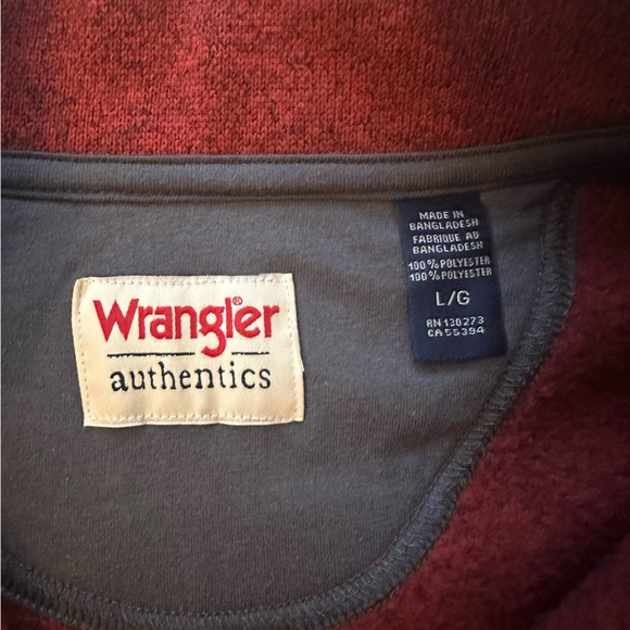 Wrangler red Authentic sweater